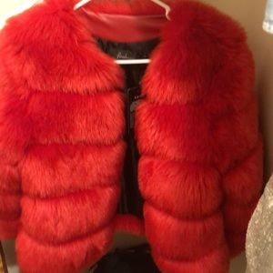Red Fur Coat